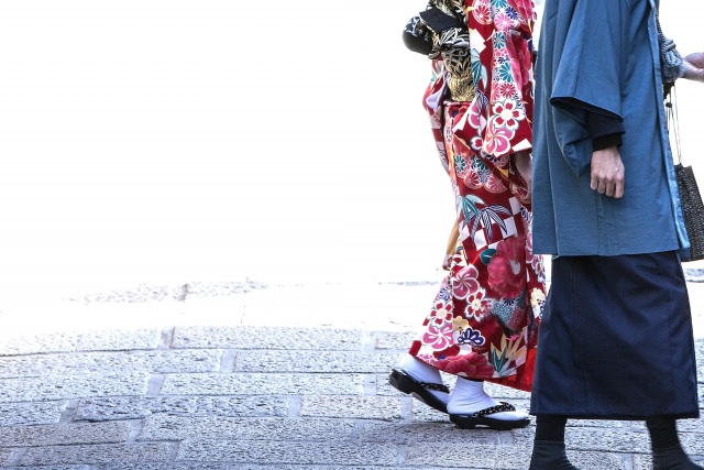 穿著和服在日本橋漫步「茶友俱樂部 空門」