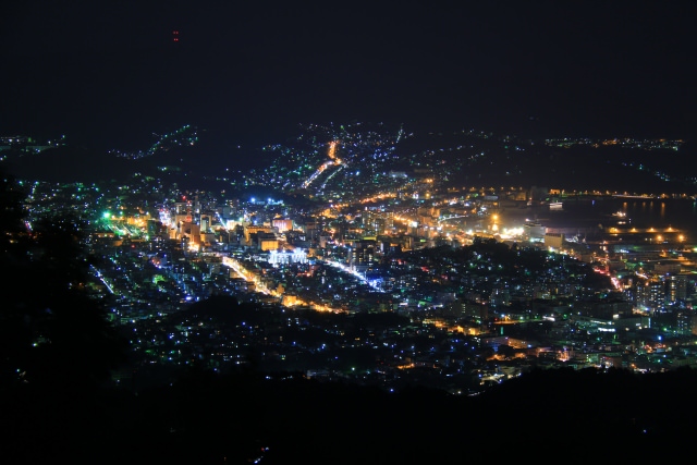 4. 想看小樽絕美的夜景的話「毛無山展望所」