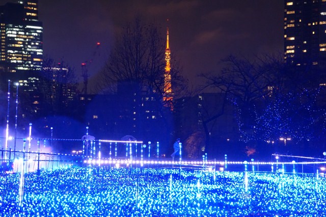 4. 聖誕節彩燈的代表景點！「東京中城」