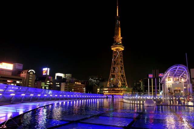8. 從名古屋的標誌看到的夜景！「名古屋電視塔」